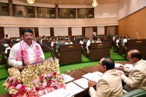 Telangana MLAs take oath in Assembly, (96)