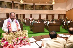 Telangana MLAs take oath in Assembly, (97)