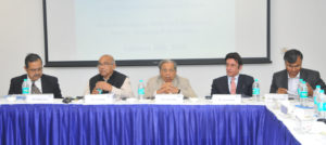15th Finance Commission Chairman N.K.Singh & Members Interacting with Economists at ISB, Gachibowli (6)