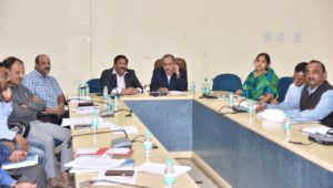 Gujarat State Warehousing Corporation MD Meets with APC & Principal Secretary (Agriculture), Govt. of Telangana (2)