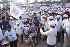 Awareness Walk with Persons with Disabilites People’s Plaza Necklace Road (10)