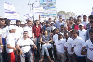 Awareness Walk with Persons with Disabilites People’s Plaza Necklace Road (11)