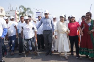 Awareness Walk with Persons with Disabilites People’s Plaza Necklace Road (13)