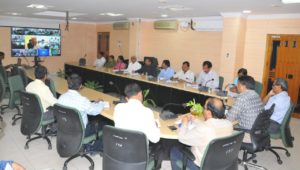 Principal Secretary (MA&UD) held a Video Conference with Municipal Commissioners (11)