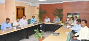 Principal Secretary (MA&UD) held a Video Conference with Municipal Commissioners (9)