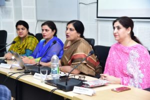 Smt A Sreedevi, Director IT, Dr MCR HRD Institute mentoring Staff on e-Learning Training Program in Jammu