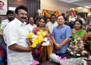 inister for Animal Husbandry, Fisheries, Dairy Development and Cinematography assumed charge (3)