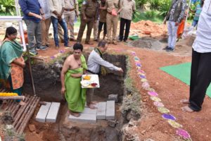 Zoo Officials Laid Foundation Stone for Construction of New Aviary at Parrot world Area in Nehru Zoological Park (5)