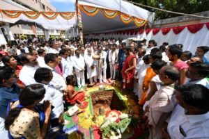 CM KCR Performs Bhoomi Puja for Telangana New Assembly Building (12)