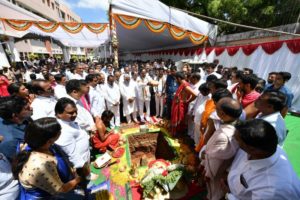 CM KCR Performs Bhoomi Puja for Telangana New Assembly Building (15)