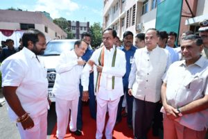 CM KCR Performs Bhoomi Puja for Telangana New Assembly Building (18)