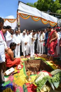 CM KCR Performs Bhoomi Puja for Telangana New Assembly Building (5)