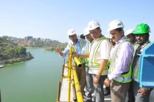 Principal Secretary MA&UD Inspected Durgam Cheruvu Works (4)