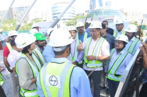 Principal Secretary MA&UD Inspected Durgam Cheruvu Works (5)