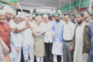 Haj Committee Organizes Flagging-Off Ceremony for Haj Pilgrims at Hyderabad (2)