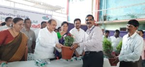 Minister for Home Distributed Bathukamma Sarees (2)