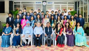 The ISS Officer Trainees are seen with Sri B P Acharya, IAS, Spl. Chief Secretary to Govt & DG of the Institute and Sri Pravin Srivastava, ISS, Secretary to Govt of India, MoSPI & Chief Statician of India - Copy