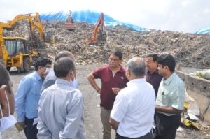 Principal Secretary to Govt. (MA&UD) Visits Dumping Yard (6)