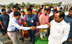 CM KCR Visits Vemulawada & Mid Manair (9)