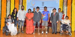 Mr Aditya Mehta – Asian Cycling Championship described his experiences how he has come out disability and stood as role model.