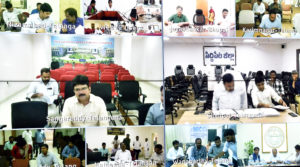 CS Held Video Conference Ensuing Municipal Elections With District Collectors (2)