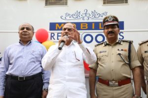 Minister for Home Flagged Off Mobile Rest Rooms & Toilets for Women Police Officers on Bandobust Duties (5)