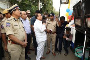 Minister for Home Flagged Off Mobile Rest Rooms & Toilets for Women Police Officers on Bandobust Duties (6)