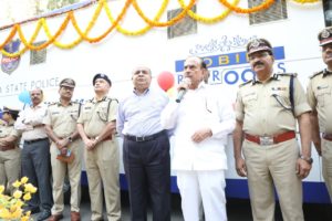 Minister for Home Flagged Off Mobile Rest Rooms & Toilets for Women Police Officers on Bandobust Duties (8)
