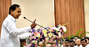 State Level Municipal Conference Initial Remarks of CM KCR (12)