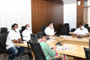 Minister for MA&UD Held Video Conference with Additional Collectors & Municipal Commissioners (6)