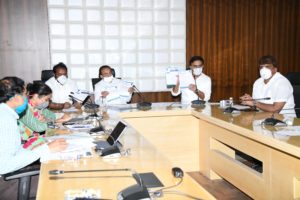 Minister for MA&UD Held Video Conference with Additional Collectors & Municipal Commissioners (7)