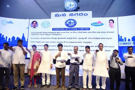 Hon’ble Minister for MA&UD K.T.Rama Rao Regarding Mana Nagaram Event