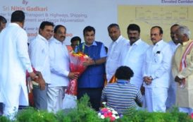 Union Minister for Road Transport & Highways participated in Laying of foundation stone to NH Projects