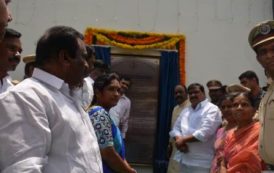 Minister for Home & Labour inaugurated Police Office Building at Parigi of Vikarabad District