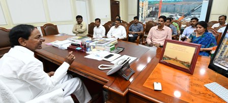 CM KCR Instructed officials that “ KantiVeluguprogramme” aimed at conducting eye tests for all the people in the State