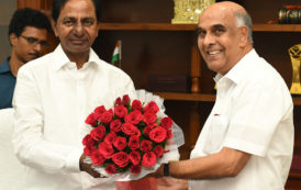 CM KCR congratulated and complimented CMD GENCO & TRANSCO