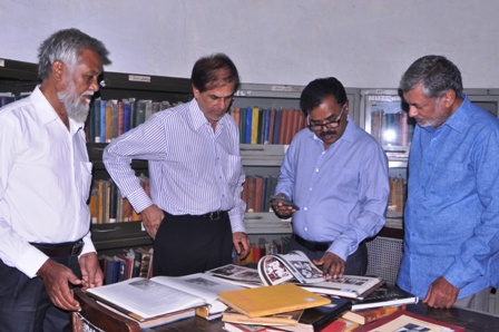 Minorities Welfare Secretary Visits HEH Nizam’s Trust Urdu Library