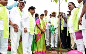 CM KCR Launch Massive one lakh plus Plantation Program as part of fourth phase of Haritha Haram