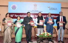 Hon’ble Governor Flags off 93rd Foundation Course for the Largest Ever Batch of Trainee Civil Servants at Dr MCR HRD Institute