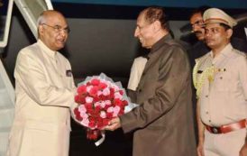 Hon’ble President of India visit, Arrival at Begumpet Airport