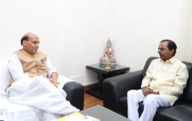 Telangana CM KCR meets Rajnath, seeks fresh order on zonal system