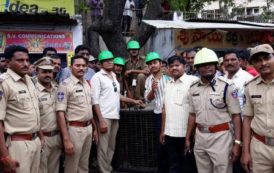 Entry of A sloth Bear in BSNL office Karimnagar, Rescued & Released in Forest safely by Dept