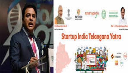 Hon’ble Minister for IT - Startup India Telangana Yatra