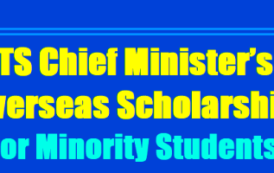 Minorities Welfare Department – Chief Ministers Overseas Scholarship Scheme