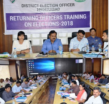 DEO & Commissioner, GHMC said that ECI Issued notification appointing 15 Returning Officers and AROs for the ensuing elections