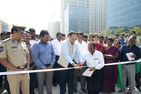 Chief Secretary, Government of Telangana has formally opened the Mind Space Junction flyover at Mind Space