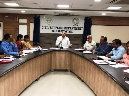 5.74 Lakh Metric Tons Paddy Purchased Special Focus on Gunny Bags and Paddy Transport, Review Meeting with DCSO’s on Kharif Paddy Procurement