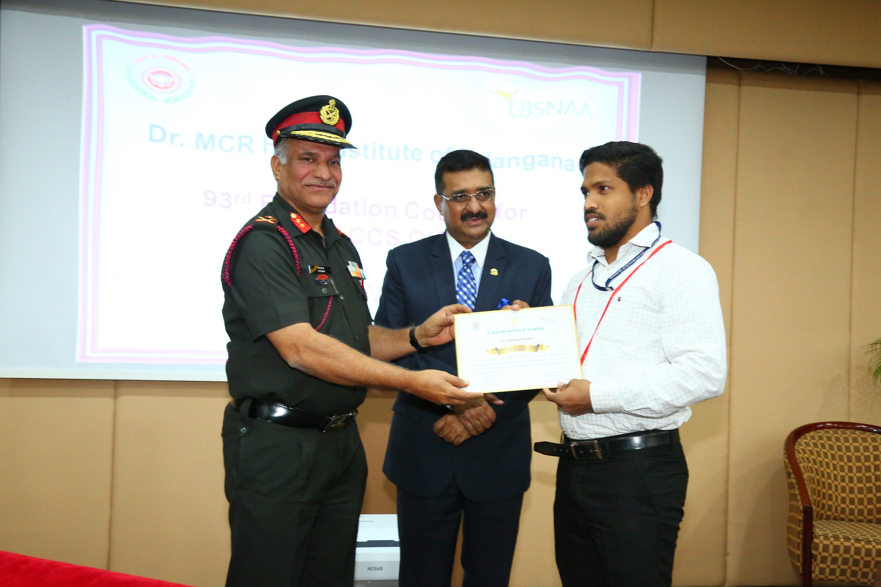 Dr. MCR HRD Institute Conducts Army Symposium for Trainee Civil Servants