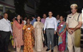 Dr.Rajat Kumar,IAS., Chief Electoral Officer, Telangana visited Polling Station at Bhongir