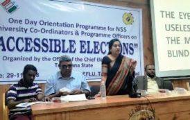 NSS Volunteers & Program Officers Workshop on Accessible Election at EFLU